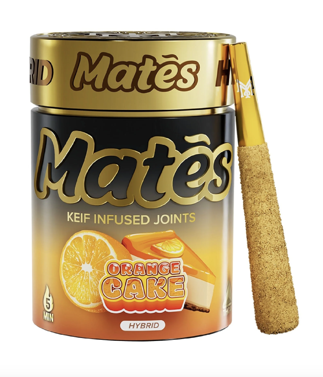 Muha Meds Mates THC-A Pre-Rolls | 3g 5ct | Orange Cake (Hybrid)